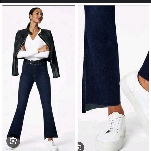 SPANX Denim - Spanx raw step flare pant medium